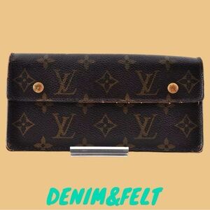 🤎Louis Vuitton LV Joséphine Monogram Leather Long Zip Around Wallet | PRELOVED!